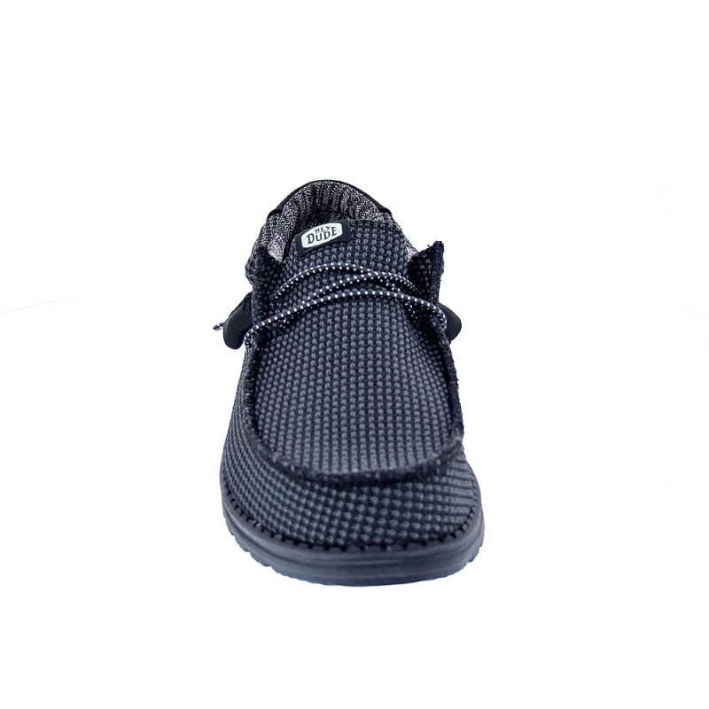 Mocasines Hey Dude zapatos Hombre modelo Wally Sport Negro 
