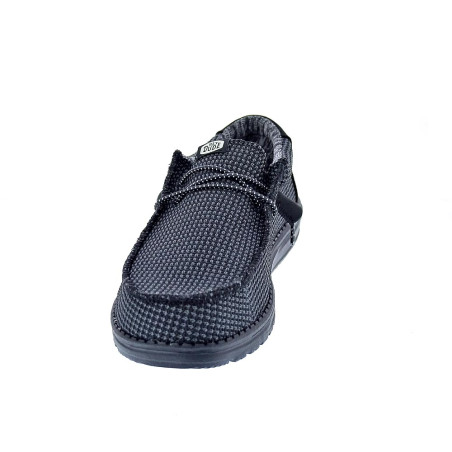 Mocasines Hey Dude zapatos Hombre modelo Wally Sport Negro 