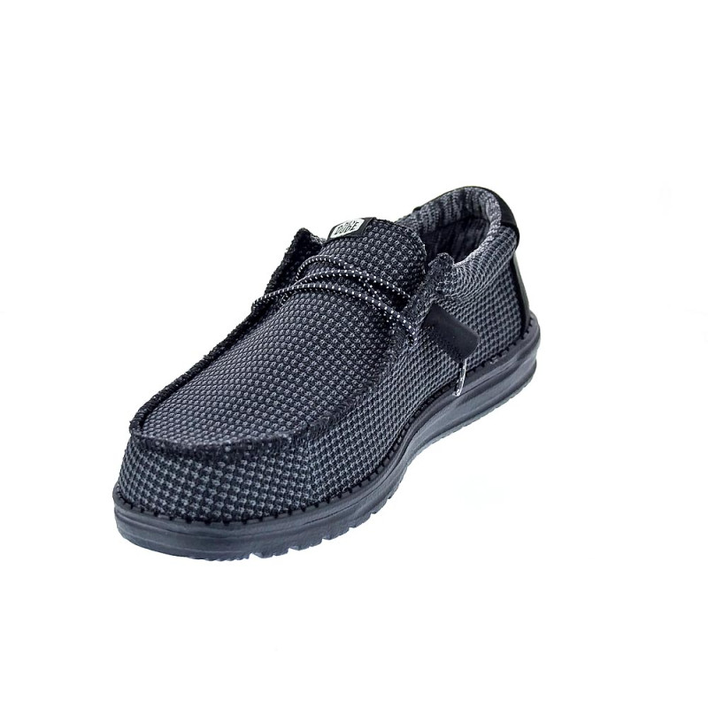 Mocasines Hey Dude zapatos Hombre modelo Wally Sport Negro 
