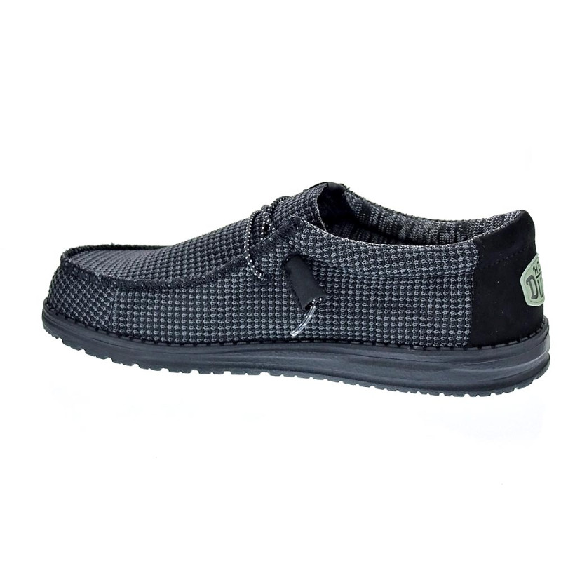 Mocasines Hey Dude zapatos Hombre modelo Wally Sport Negro 