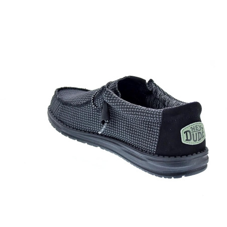 Mocasines Hey Dude zapatos Hombre modelo Wally Sport Negro 
