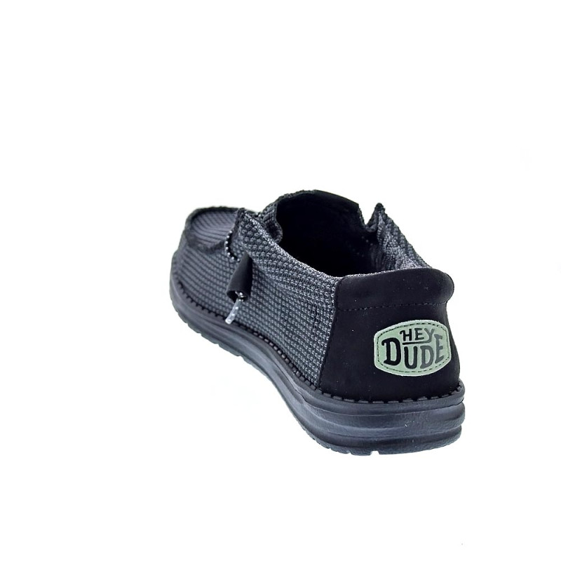 Mocasines Hey Dude zapatos Hombre modelo Wally Sport Negro 