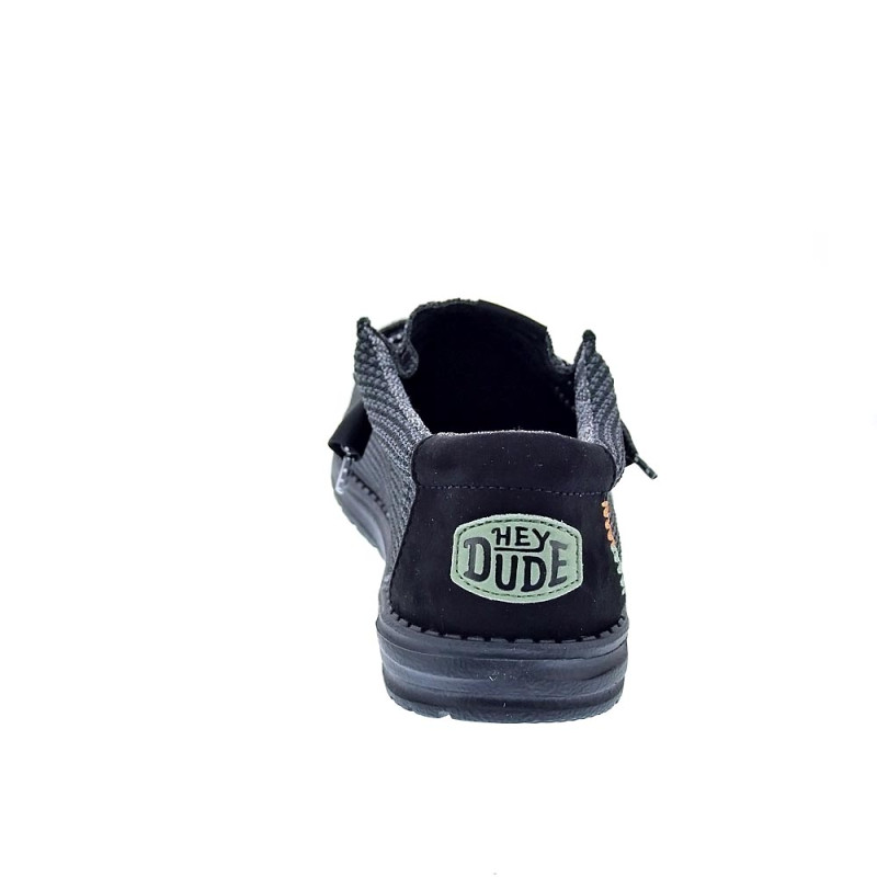 Mocasines Hey Dude zapatos Hombre modelo Wally Sport Negro 