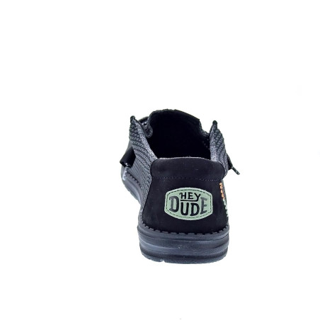 Mocasines Hey Dude zapatos Hombre modelo Wally Sport Negro 