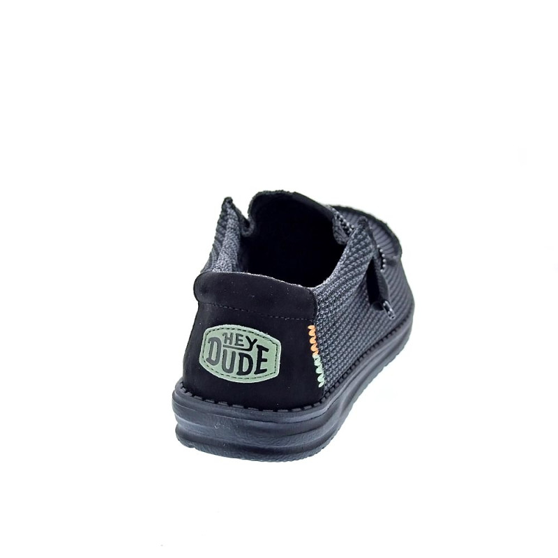 Mocasines Hey Dude zapatos Hombre modelo Wally Sport Negro 