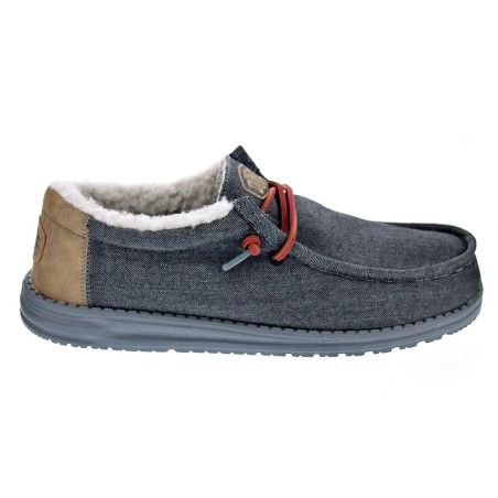 Mocasines Hey Dude zapatos Hombre modelo Wally Negro 