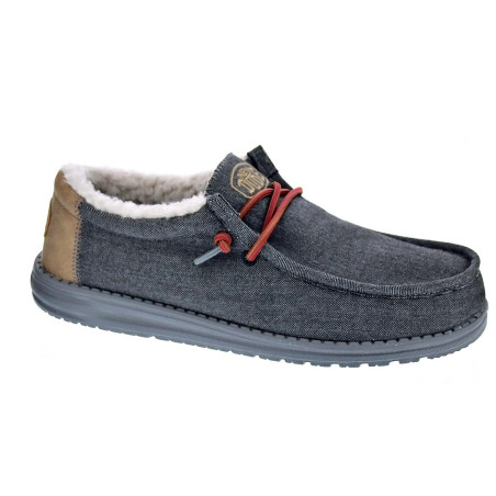 Mocasines Hey Dude zapatos Hombre modelo Wally Negro 