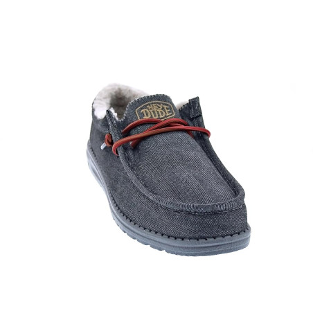 Mocasines Hey Dude zapatos Hombre modelo Wally Negro 