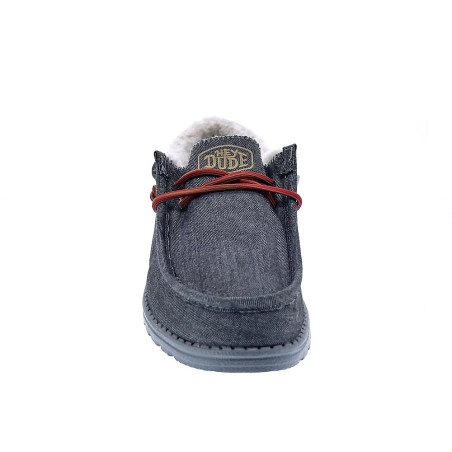 Mocasines Hey Dude zapatos Hombre modelo Wally Negro 