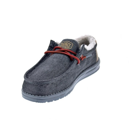 Mocasines Hey Dude zapatos Hombre modelo Wally Negro 