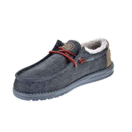 Mocasines Hey Dude zapatos Hombre modelo Wally Negro 
