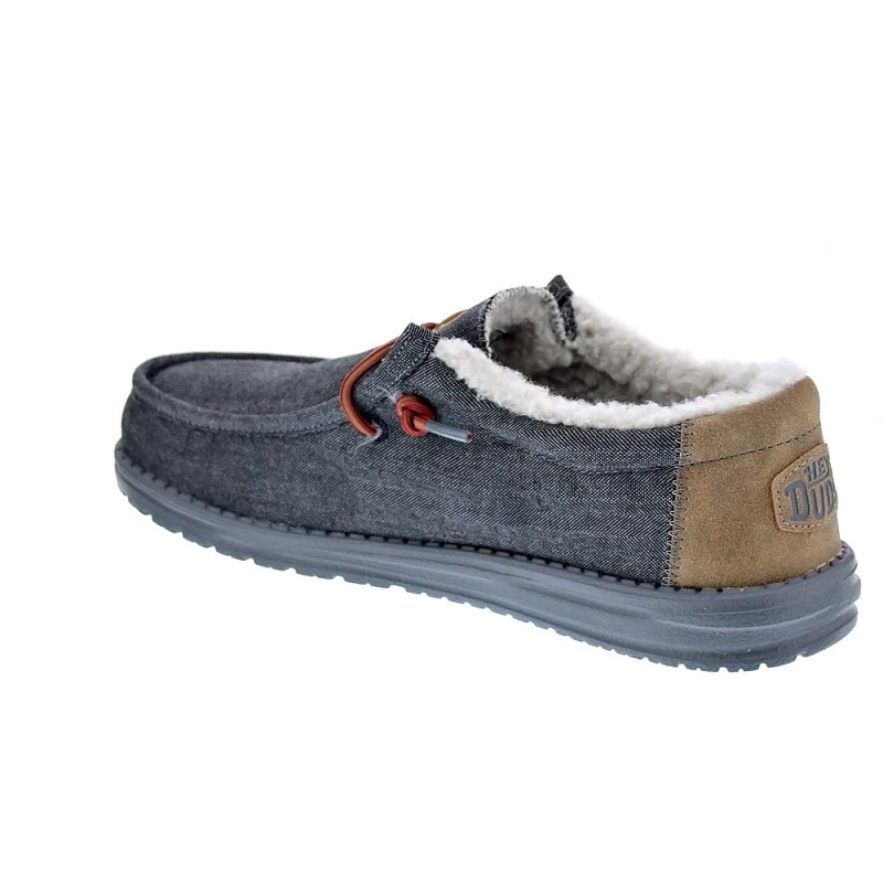 Mocasines Hey Dude zapatos Hombre modelo Wally Negro 