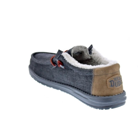 Mocasines Hey Dude zapatos Hombre modelo Wally Negro 
