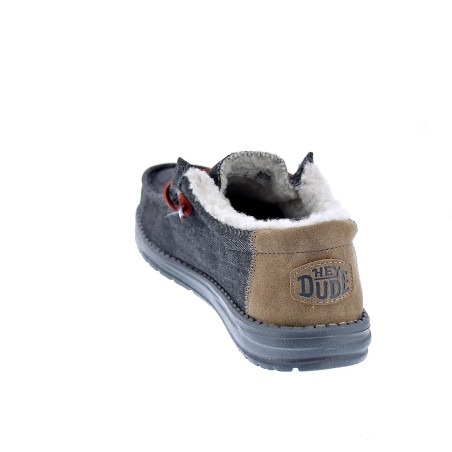 Mocasines Hey Dude zapatos Hombre modelo Wally Negro 