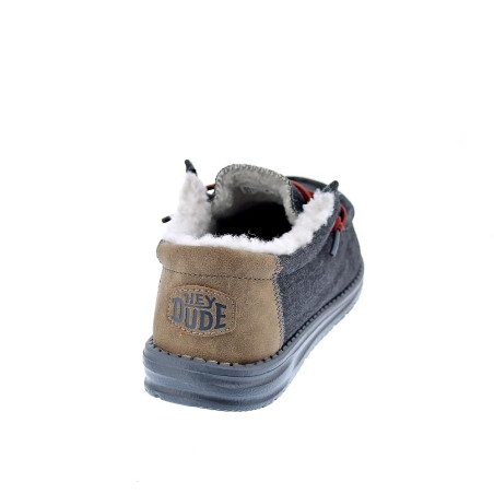 Mocasines Hey Dude zapatos Hombre modelo Wally Negro 