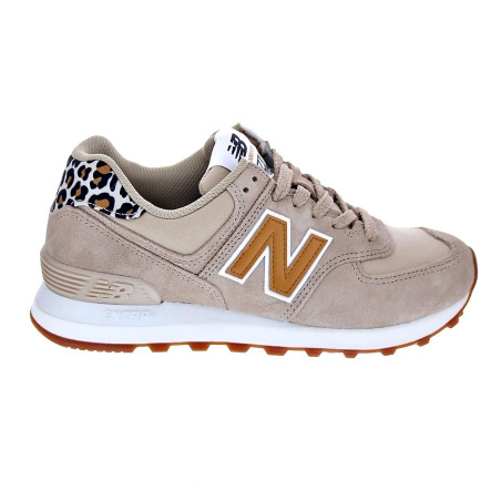 Zapatillas New Balance zapatos Mujer modelo 574 Beige 