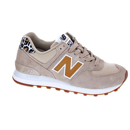 Zapatillas New Balance zapatos Mujer modelo 574 Beige 