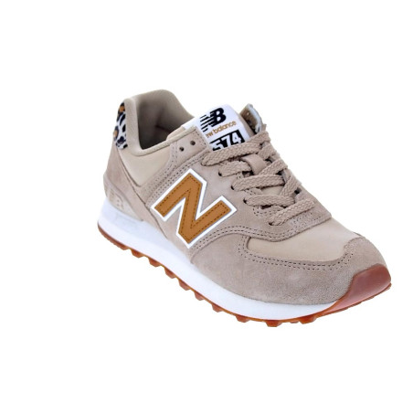 Zapatillas New Balance zapatos Mujer modelo 574 Beige 