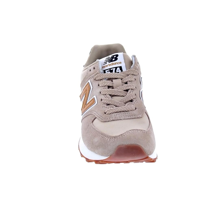 Zapatillas New Balance zapatos Mujer modelo 574 Beige 