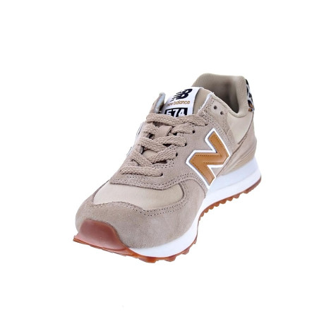 Zapatillas New Balance zapatos Mujer modelo 574 Beige 