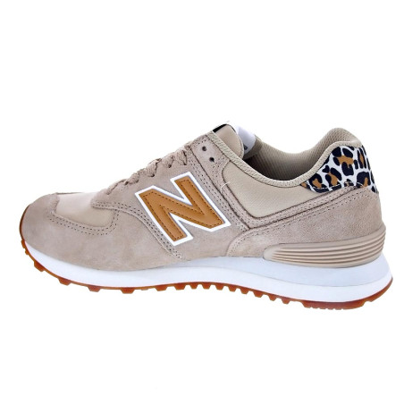 Zapatillas New Balance zapatos Mujer modelo 574 Beige 