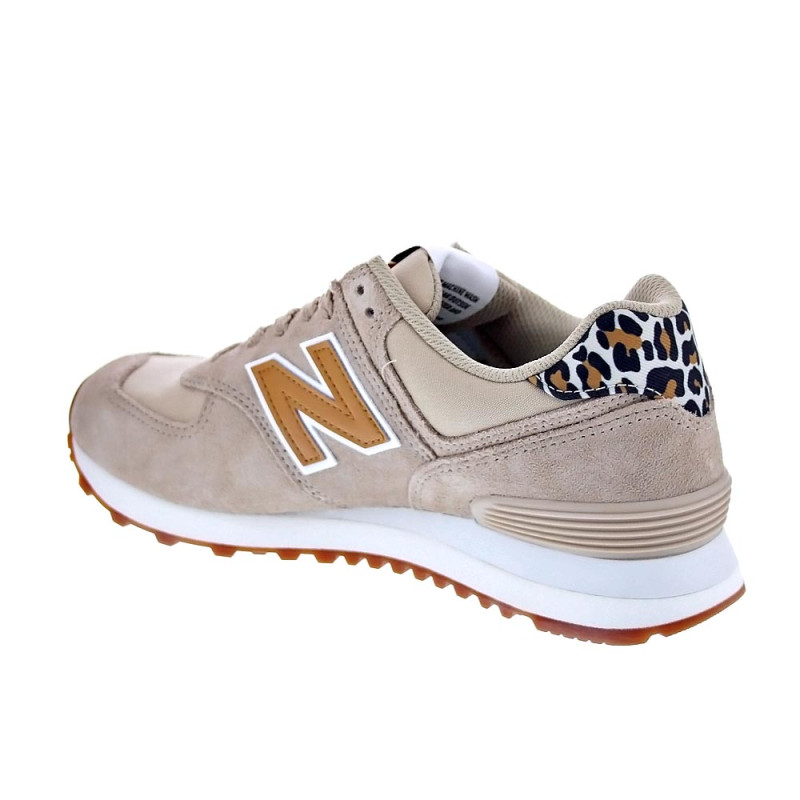 Zapatillas New Balance zapatos Mujer modelo 574 Beige 