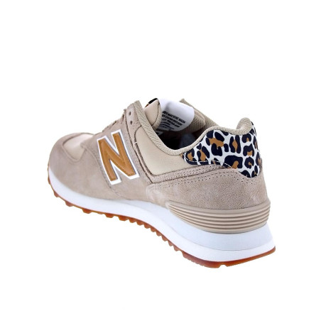 Zapatillas New Balance zapatos Mujer modelo 574 Beige 