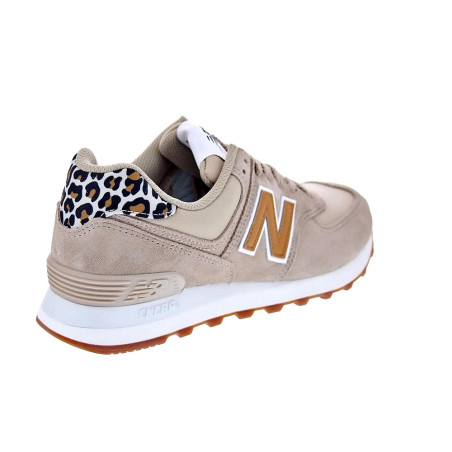 Zapatillas New Balance zapatos Mujer modelo 574 Beige 