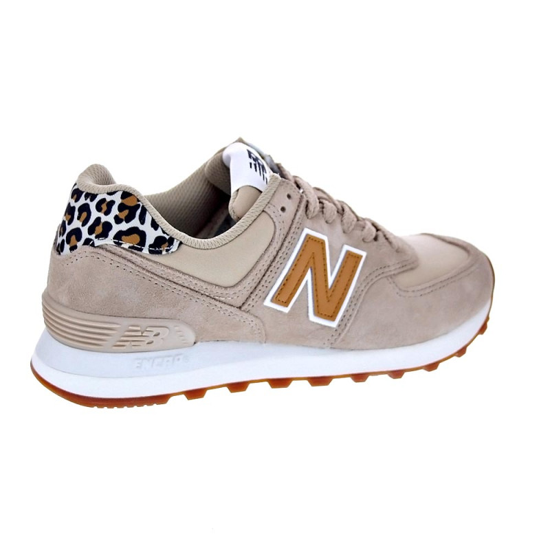 Zapatillas New Balance zapatos Mujer modelo 574 Beige 