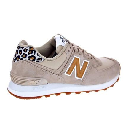 Zapatillas New Balance zapatos Mujer modelo 574 Beige 