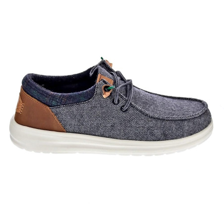 Mocasines Hey Dude zapatos Hombre modelo Wally Grip Gris 