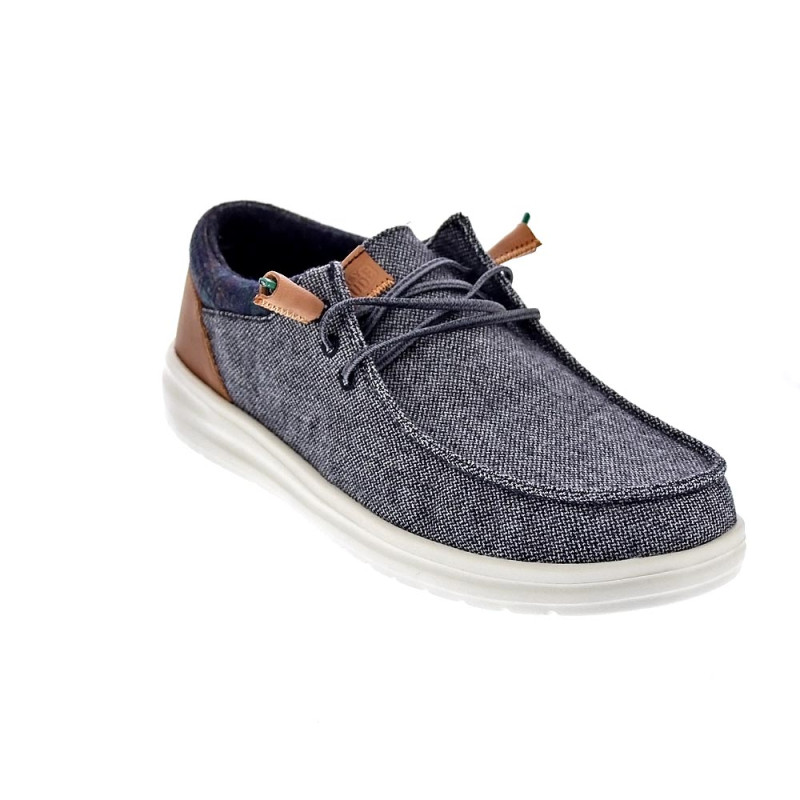 Mocasines Hey Dude zapatos Hombre modelo Wally Grip Gris 