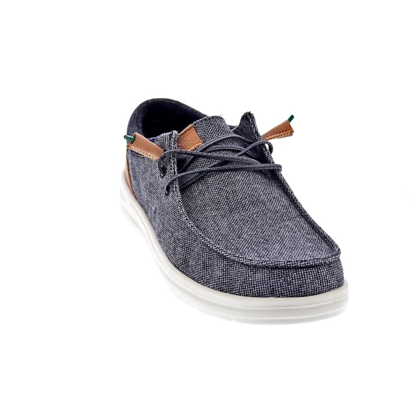Mocasines Hey Dude zapatos Hombre modelo Wally Grip Gris 