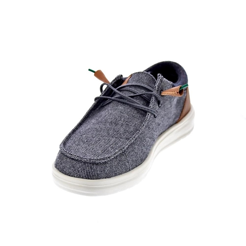 Mocasines Hey Dude zapatos Hombre modelo Wally Grip Gris 