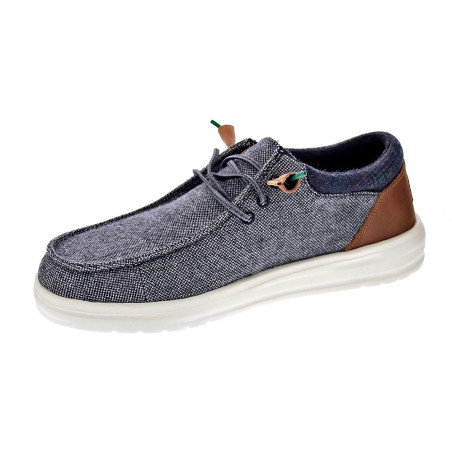 Mocasines Hey Dude zapatos Hombre modelo Wally Grip Gris 
