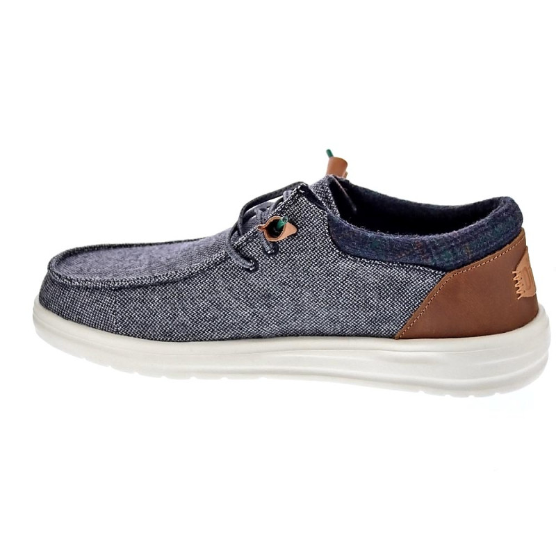 Mocasines Hey Dude zapatos Hombre modelo Wally Grip Gris 
