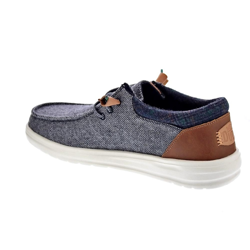 Mocasines Hey Dude zapatos Hombre modelo Wally Grip Gris 