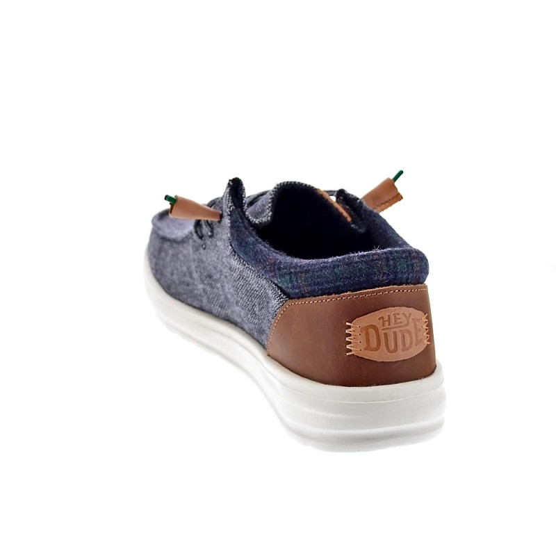 Mocasines Hey Dude zapatos Hombre modelo Wally Grip Gris 