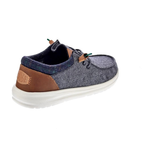 Mocasines Hey Dude zapatos Hombre modelo Wally Grip Gris 