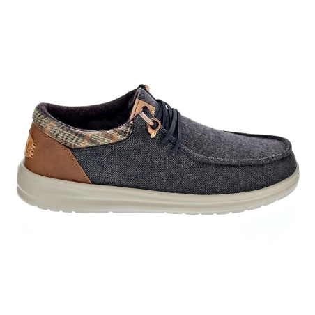 Mocasines Hey Dude zapatos Hombre modelo Wally Grip Marrón 