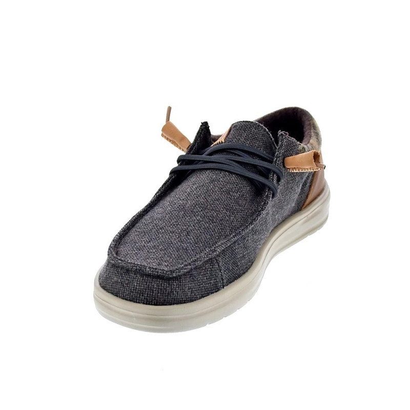 Mocasines Hey Dude zapatos Hombre modelo Wally Grip Marrón 