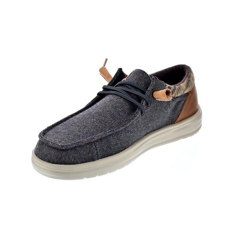 Mocasines Hey Dude zapatos Hombre modelo Wally Grip Marrón 