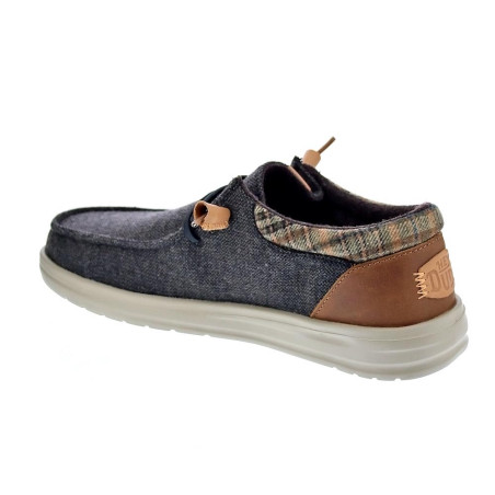 Mocasines Hey Dude zapatos Hombre modelo Wally Grip Marrón 