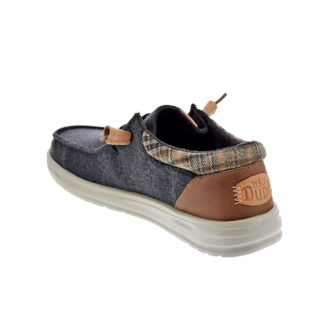 Mocasines Hey Dude zapatos Hombre modelo Wally Grip Marrón 