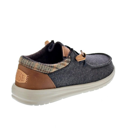 Mocasines Hey Dude zapatos Hombre modelo Wally Grip Marrón 