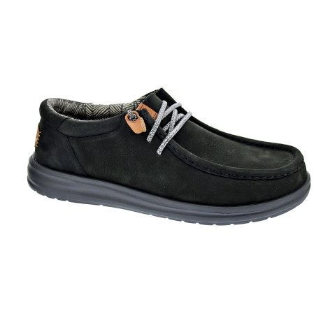 Mocasines Hey Dude zapatos Hombre modelo Wally Grip Negro 