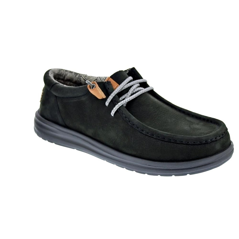 Mocasines Hey Dude zapatos Hombre modelo Wally Grip Negro 