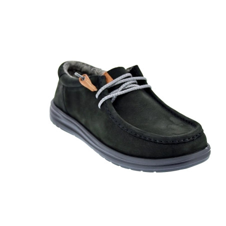 Mocasines Hey Dude zapatos Hombre modelo Wally Grip Negro 