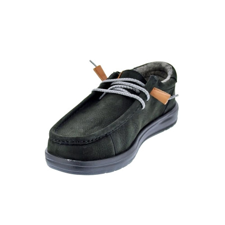 Mocasines Hey Dude zapatos Hombre modelo Wally Grip Negro 