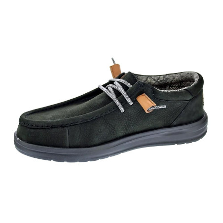Mocasines Hey Dude zapatos Hombre modelo Wally Grip Negro 